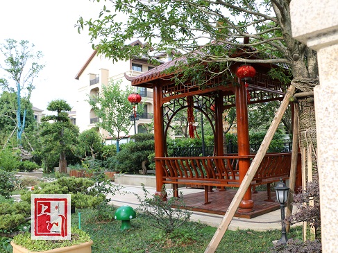 常德上川園林景觀工程有限公司,別墅庭院,假山,水池凈化,溫泉,防腐木,碳化木,花園木,亭子,木屋